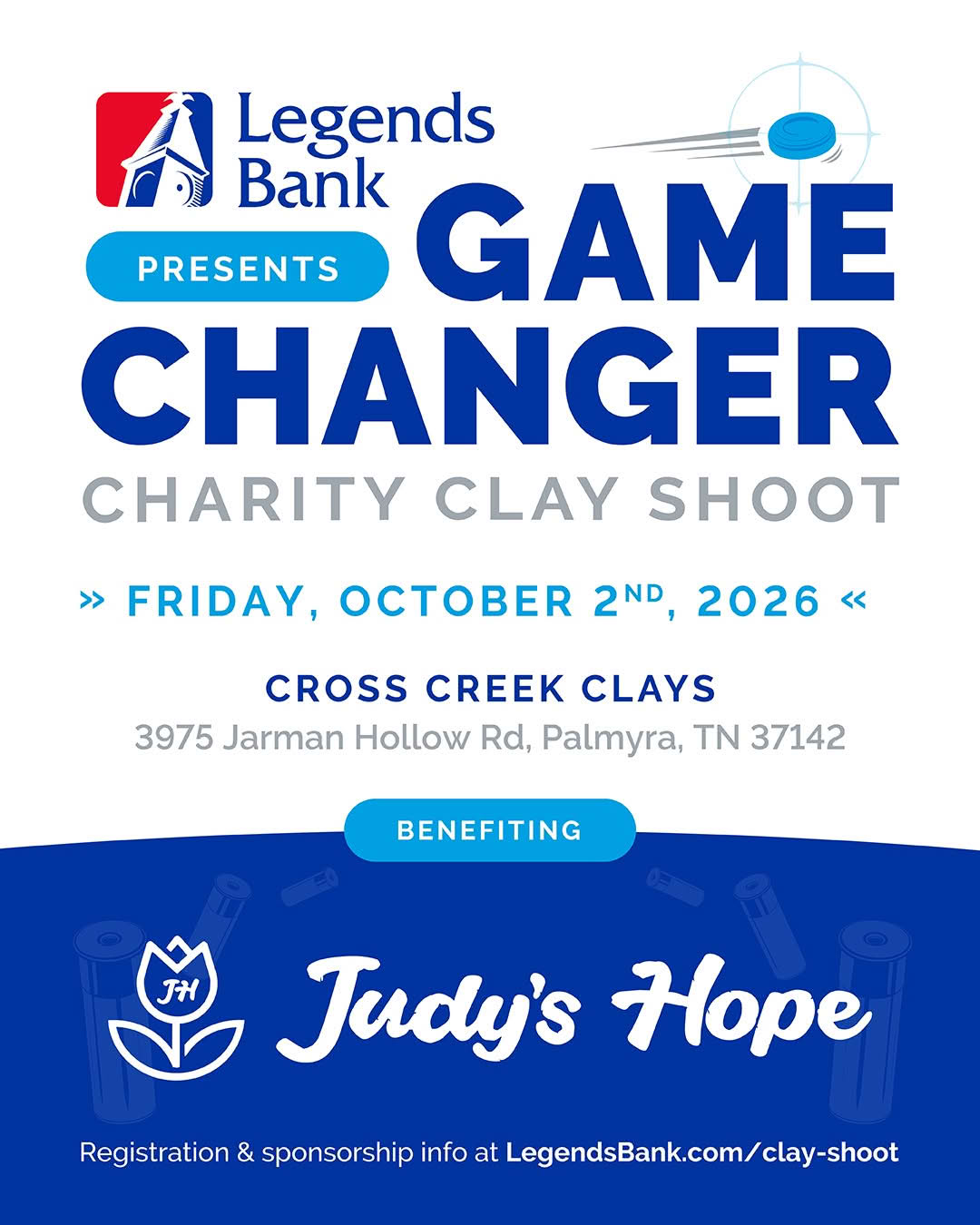 2026 Legends Bank Charity Clay Shoot